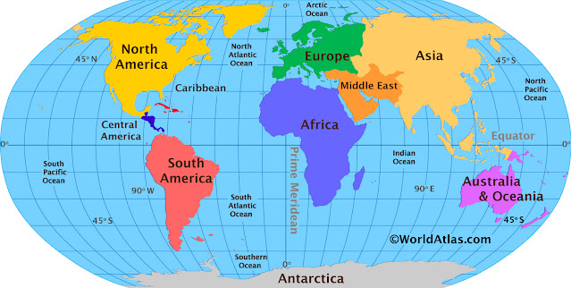 7 Continents of the World