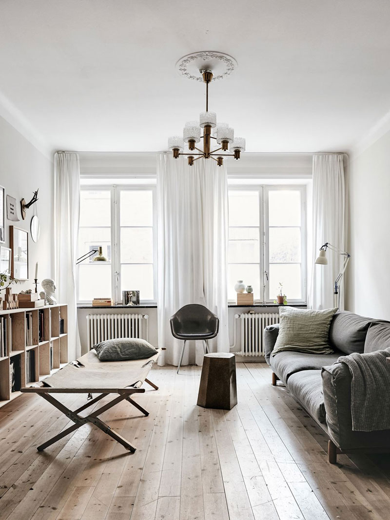 A Scandinavian Apartment With a Vintage Touch