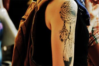 Dream Catcher Tattoo on Dream Catcher Tattoo With Feather Jpg