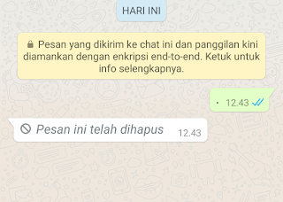 Cara jitu melihat pesan whatsapp (WA) yang sudah dihapus, mudah dan terbukti berhasil