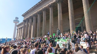 Environmental protest in Liverpool, XR and environmentalists