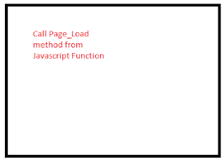 How to call c# web Page_Load() in javascript function