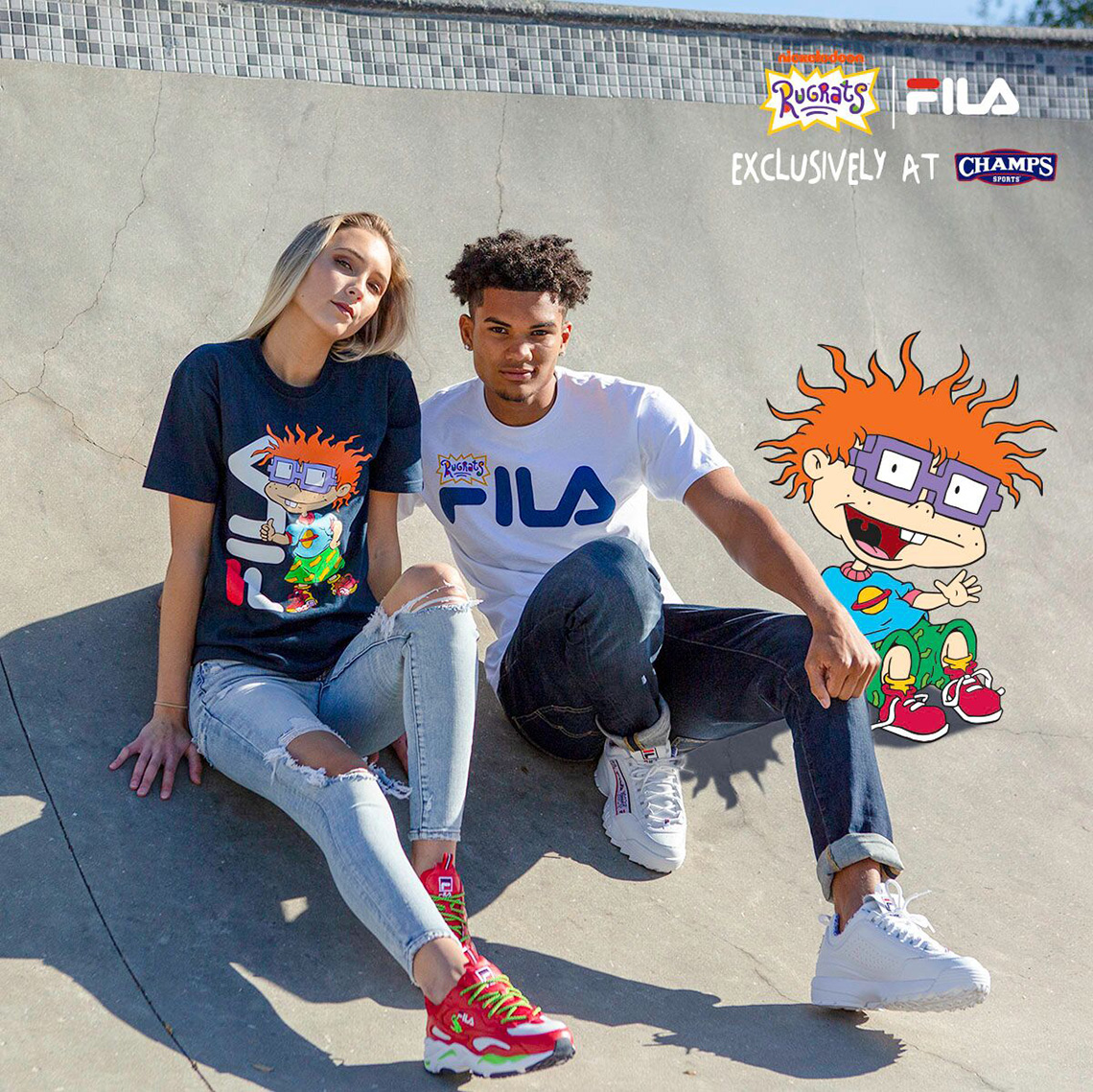 NickALive!: Champs Sports Launches Exclusive FILA x 