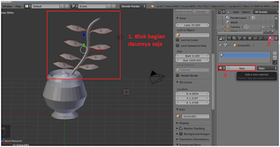 Cara Membuat Pot Bunga dengan Aplikasi Blender