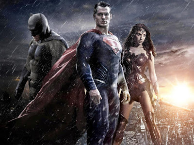 Locandina Batman Superman Wonder Woman Film Dawn of Justice