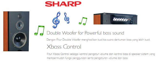 Speaker Aktif Sharp CBOX-MTB201