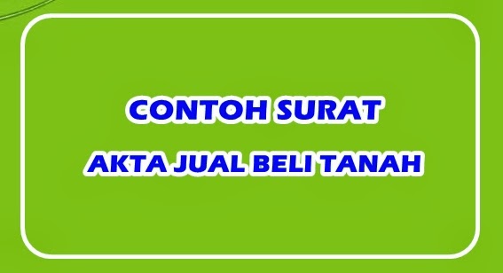 Contoh - Surat Pernyataan Jual Beli Tanah