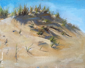 Dunepainting, pleinair