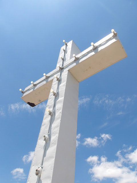 the cross at the top of Kreuzberg