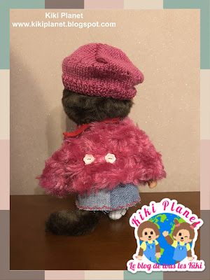 kiki monchhichi hat beret handmade fait main tricot tricot knitting