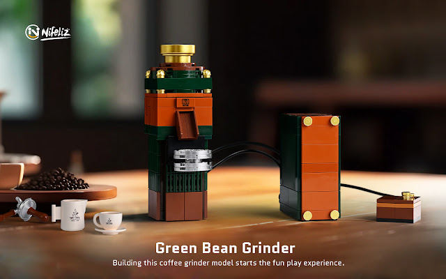 Nifeliz Coffee Grinder Compatible With Lego