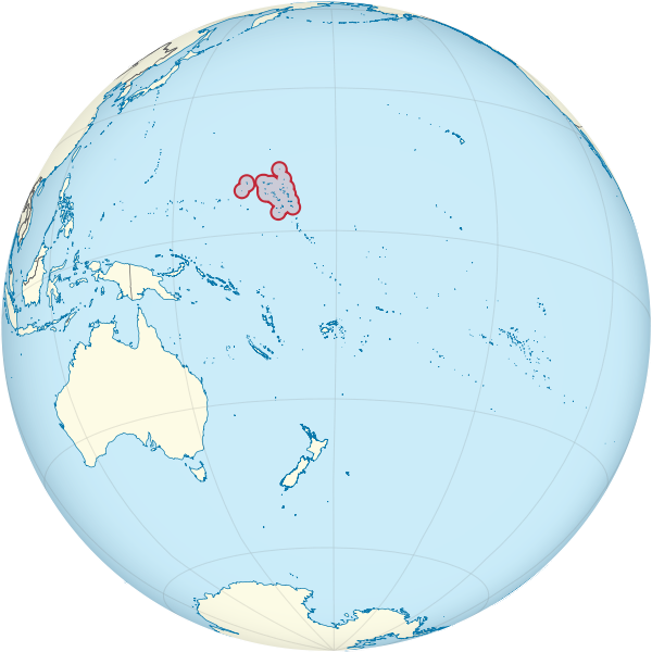 Letak negara Marshall Islands