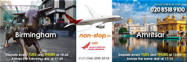  Non-stop flights to India