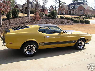 1972 Ford Mustang Mach 1. 1973 Ford Mustang MACH 1 351