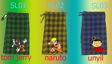 sarung-anak-tom jerry-naruto-unyil