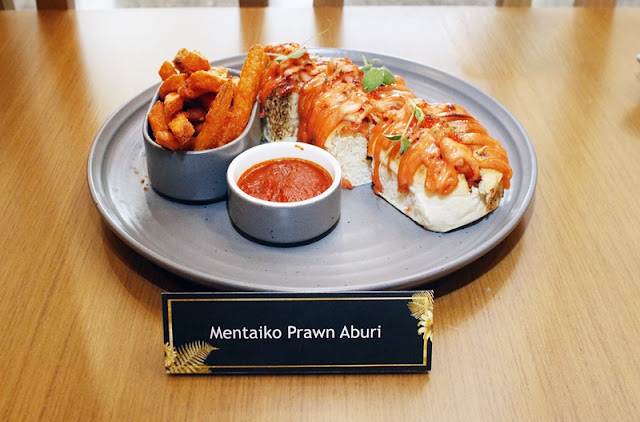 Borak Borak Cafe & Lounge Menu - Mentaiko Prawn Aburi