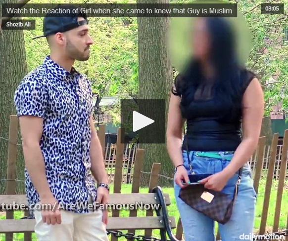  Watch the Reaction of A Girl when she came to know that Guy is Muslim 
