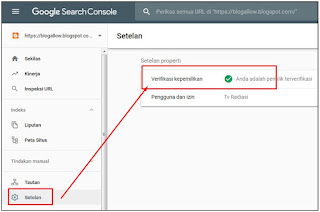 Cara Daftar URL Blog di Google Search Console