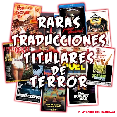 Cine Cuchillazo 10 Raras Traducciones Titulares de Terror Top