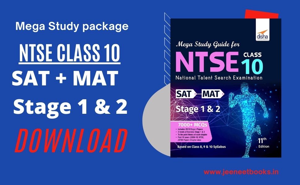 [PDF] Disha NTSE Class 10 Mega Study Package & Guide 2021 SAT + MAT Stage 1 and Stage 2 | Free Download