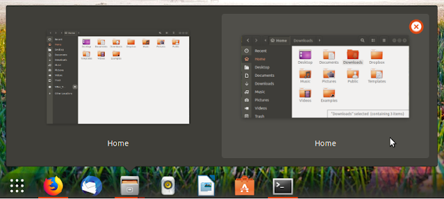 Gnome Shell Dash to Panel old window previews