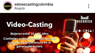 BOGOTÁ: Se buscan MUJERES entre 25 y 35 años CANTANTES, ACTRICES 