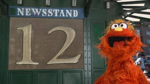 Sesame Street sponsors are the number 12 and the letter P. At the end of the Sesame Street Episode 4221. Murray announces the sponsors and the episode ends.