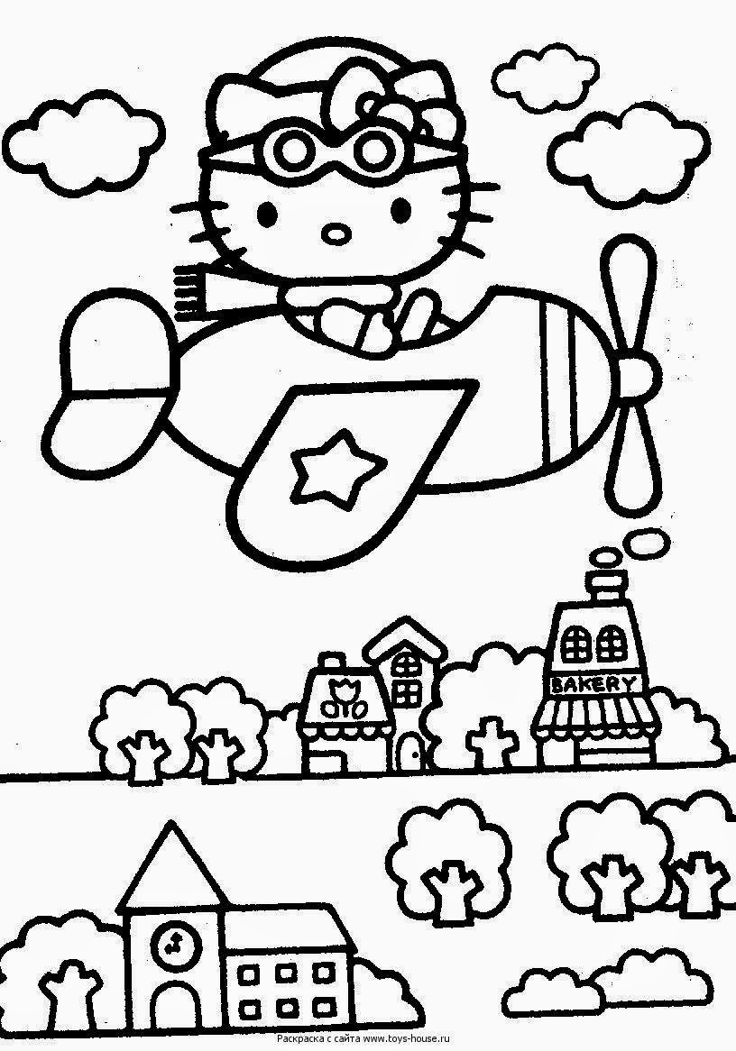 Desenhos para Colorir da Hello Kitty