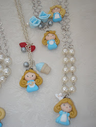 Perle..argento ..e fimo