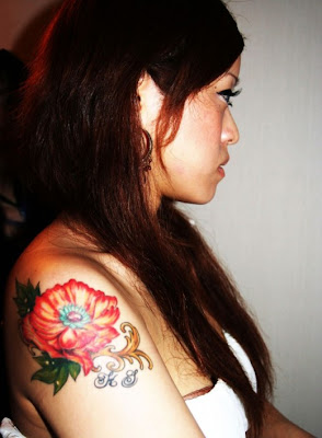 Female Shoulder Tattoos 2012