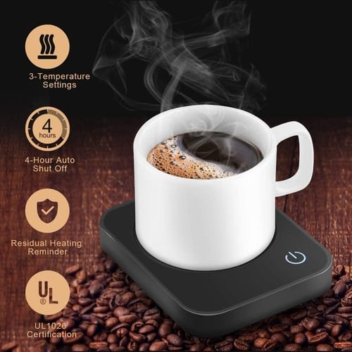 VOBAGA Electric Coffee Mug Warmer for Desk