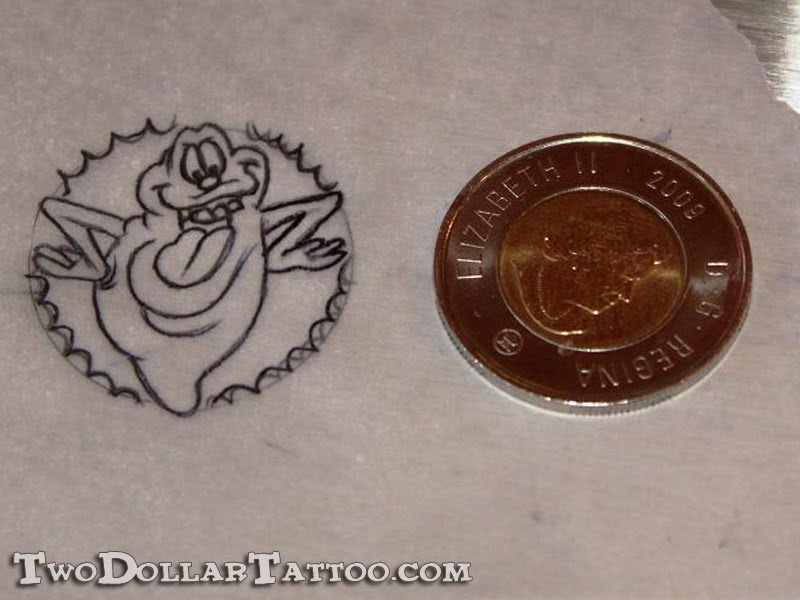 Two Dollar Slimer Tattoo by