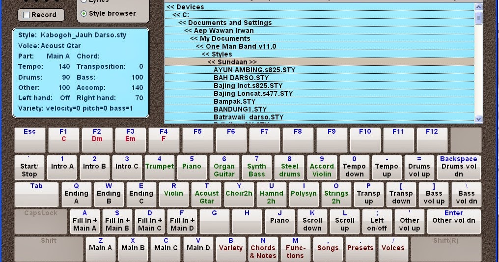 Aep Midi dan Karaoke: OMB digabungkan dengan KORG LEGACY