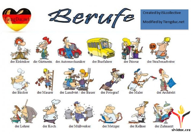 Resultado de imagen de berufe deutsch