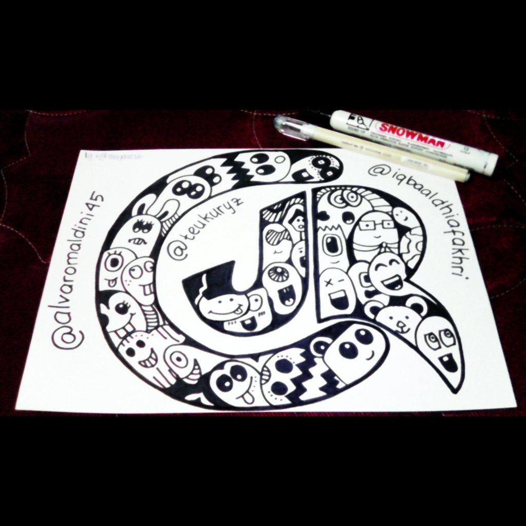 Contoh Gambar Doodle Yg Paling Mudah