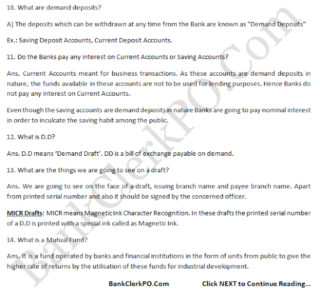 Co Operative Bank Clerk Questions With Answers Top Interview questions with answers sbi Ibps po clerk - lifethink.in