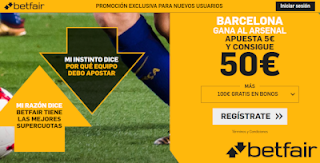 betfair supercuota gamper Barcelona vs Arsenal 4 agosto 2019