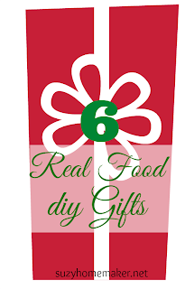 6 real food DIY gifts - suzyhomemaker.net