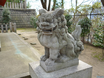 生國魂神社鴫野神社狛犬