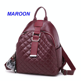 TAS RANSEL WANITA KULIT TERBARU 2019 MURAH TAS PUNGGUNG CEWEK FASHION IMPORT BATAM FKU4181FS# SUPER