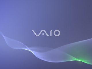 Blue VAIO Wallpaper 1280 x 800