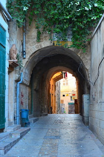 alleyway old city nazareth israel