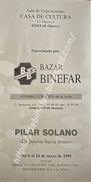 Exposición Pilar Solano en Binéfar