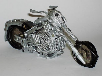 Motorcycles made from old watches Seen On www.coolpicturegallery.us