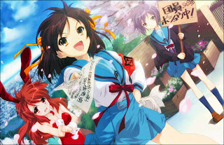 Mikuru, Haruhi y Yuki