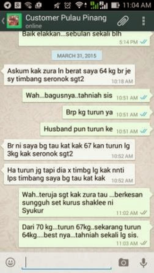 testimoni kurangkan berat badan