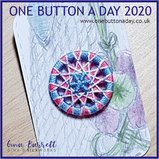 Day 267 : Femme - One Button a Day 2020 by Gina Barrett