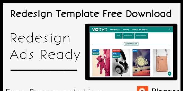 VioToko is a Premium Blogger Template For Free