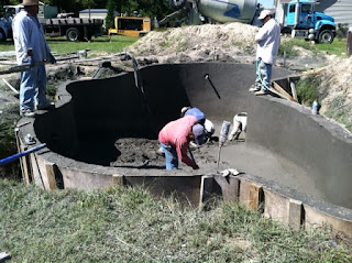 Pool installation in Charlotte, NC