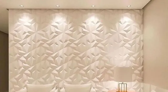 3D Wall Pannel Design – False Ceiling Design For Bedroom